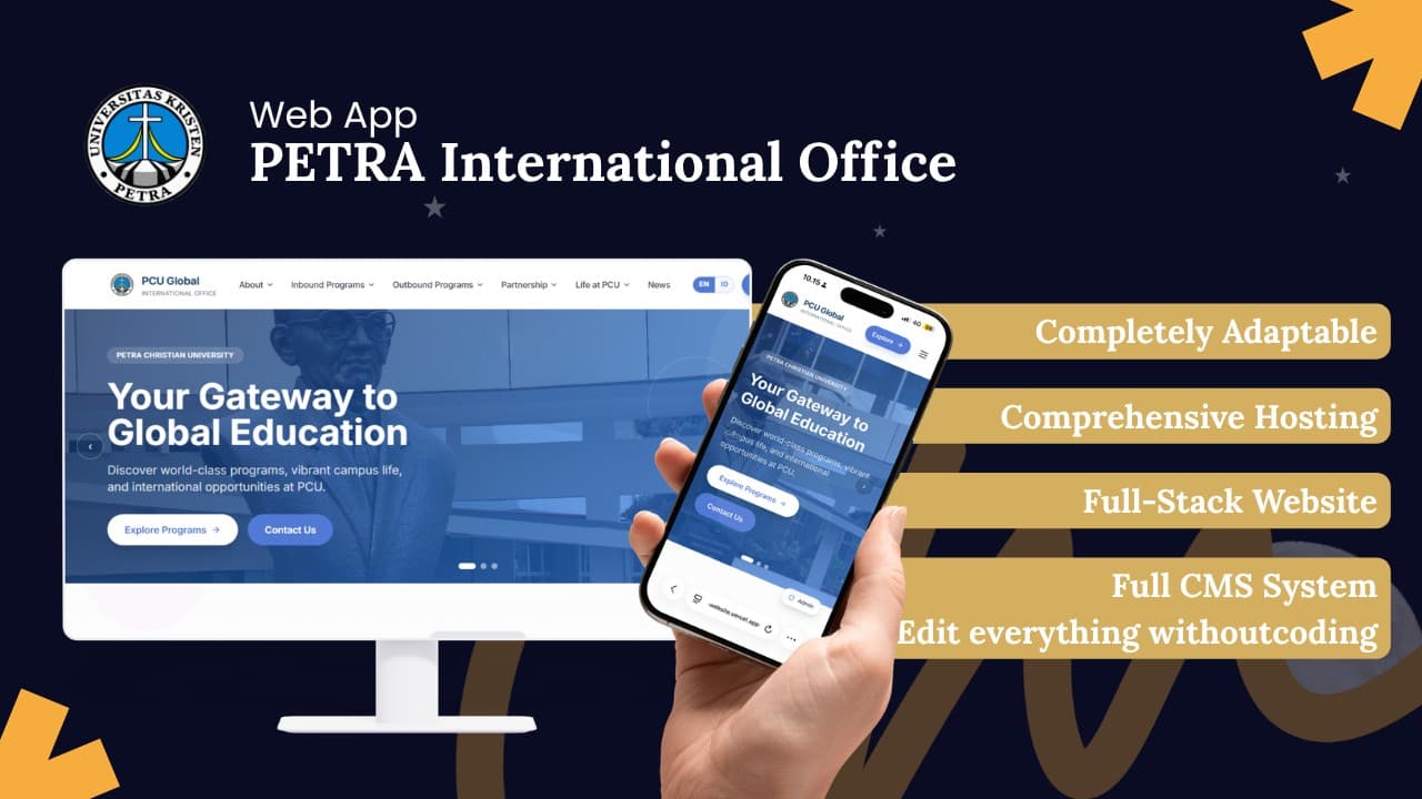 Website Kantor Urusan Internasional UK Petra
